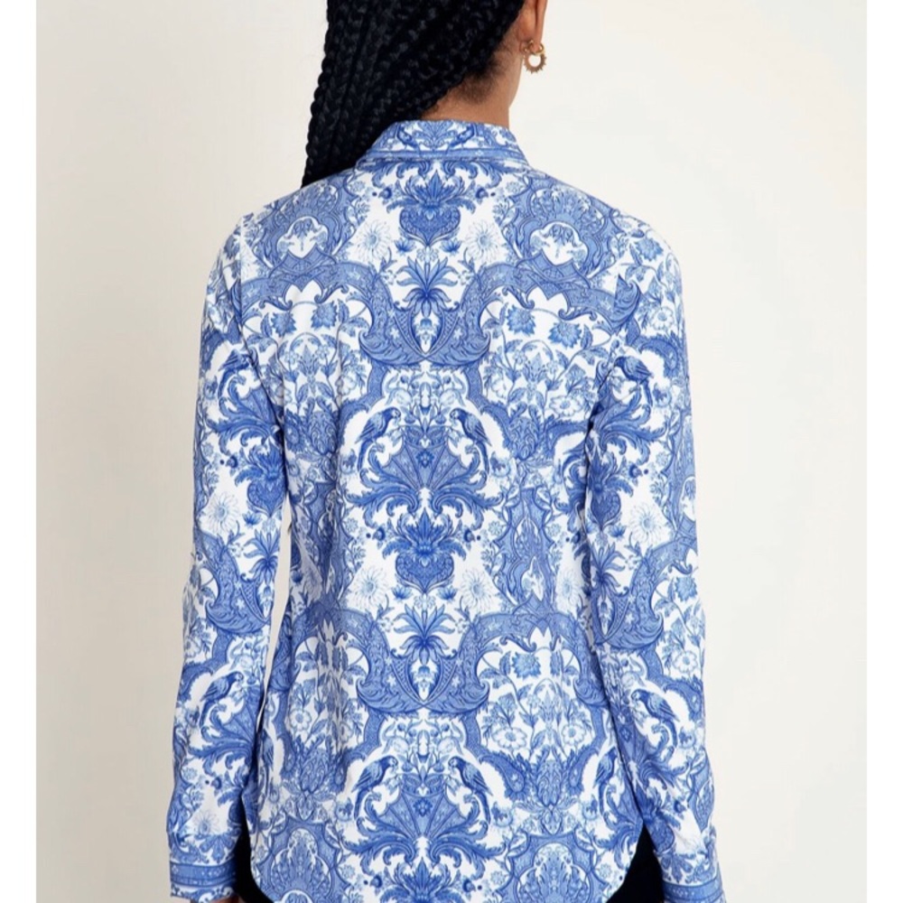 CHINOISERIE LONG SLEEVE BUSINESS TIME SHIRT - Picture 11 of 11
